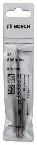 Průměr (D) 5,5 mm, pracovní délka (L1) 50 mm, Celková délka (L2) 110 mm 