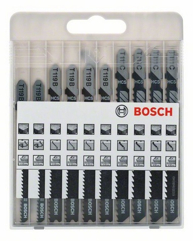 sada obsahuje: 2 ks. - T 119 BO Basic for Wood / 4 ks. - T 119 B Basic for Wood / 4 ks. - T 111 C Basic for Wood