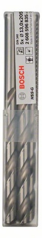 Průměr (D) 13 mm, Pracovní délka (L1) 134 mm, Celková délka (L2) 205 mm
