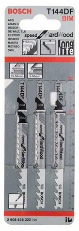 celková délka 100 mm, rozteč zubů 4-5,2 mm, oblasti použití: Tvrdé a měkké dřevo (5-50 mm), všechny typy desek, i laminované