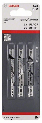 sada obsahuje: 2 ks. - U 1 BIF Special for Laminate / U 1 AOF Special for Laminate 
