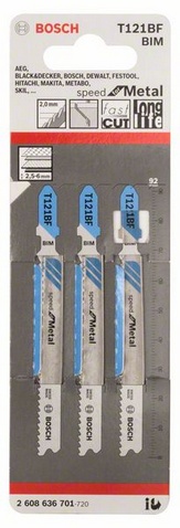celková délka 92 mm, rozteč zubů 2,0 mm, oblasti použití: středně silné plechy, 2,5-6 mm 
