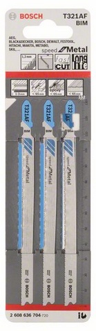celková délka 132 mm, rozteč zubů 1,2 mm, oblasti použití: Tenké plechy (1-3 mm), sendvičové materiály (<65 mm), tenkostěnné trubky, uzavřené + otevřené profily, včetně hliníkových (O <65 mm)