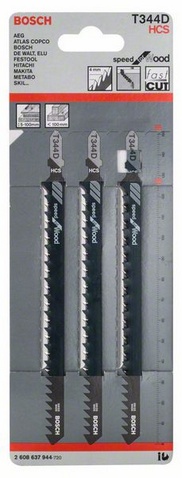 celková délka 152 mm, rozteč zubů 4 mm, oblasti použití: tlusté stavební dřevo, měkké dřevo (5-100 mm), dřevotřískové desky, laťovky, dřevovláknité desky