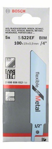 rozteč zubů 1,4 mm, provedení zubů - rozvedené, frézované, oblasti použití: tenké plechy (1,5-4 mm)