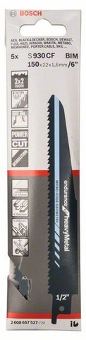 rozteč zubů 2,5+3,2 mm, oblasti použití: Silné plechy (4-12 mm), masivní roury/profily (o <100 mm), rychlý řez. Ideální pro zařízení na řezání trubek, pro záchranné/bourací práce. Rychlý, hrubý řez.