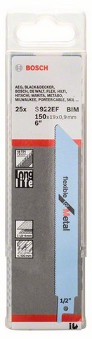 provedení zubů - rozvedené frézované, rozteč zubů 1,4 mm, oblasti použití: tenké plechy (1,5-4 mm), roury/profily (O <100 mm)