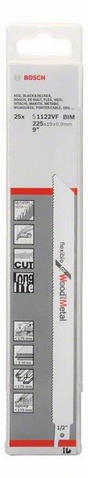 provedení zubů - s variabilním ozubením, rozteč zubů 1,8-2,6 mm, oblasti použití: Dřevo s hřebíky/kovem (< 175 mm), kovové plechy, hliníkové profily (3-10 mm), sklolaminát/epoxid (< 175 mm), flexibilní zarovnávací řez