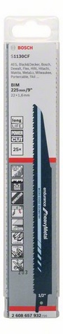 rozteč zubů 2,5+3,2 mm, oblasti použití: Silné plechy (4-12 mm), tlustostěnné, masivní roury a profily (< 175 mm). Ideální pro zařízení na řezání trubek, pro záchranné/bourací práce. Rychlý, hrubý řez.