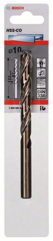 Průměr (D) 10 mm, Pracovní délka (L1) 87 mm, Celková délka (L2) 133 mm 