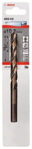 Průměr (D) 10,2 mm, Pracovní délka (L1) 87 mm, Celková délka (L2) 133 mm
