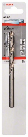 Průměr (D) 9 mm, Pracovní délka (L1) 81 mm, Celková délka (L2) 125 mm 