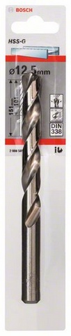 Průměr (D) 12,5 mm, Pracovní délka (L1) 101 mm, Celková délka (L2) 151 mm 
