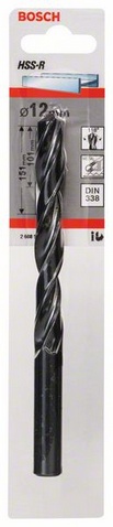 Průměr (D) 12 mm, Pracovní délka (L1) 101 mm, Celková délka (L2) 151 mm