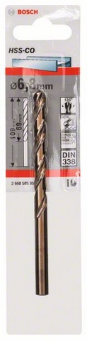 Průměr (D) 6,8 mm, Pracovní délka (L1) 69 mm, Celková délka (L2) 109 mm 
