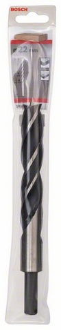 Průměr (D) 22 mm, Pracovní délka (L1) 140 mm, Celková délka (L2) 210 mm, Průměr stopky (d) 13 mm
