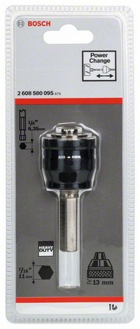 11 mm šestihranná upínací stopka