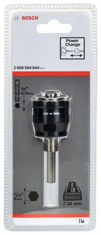 9,5 mm šestihranná upínací stopka