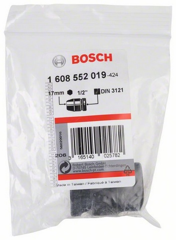 Vnější průměr (D1) 30 mm, Šířka ploché části 17 mm, Vnější průměr (D2) 26,6 mm, Délka (L) 40 mm, Pro závity M 10