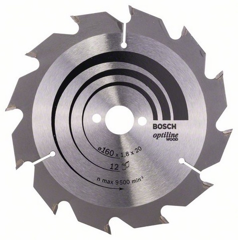 160 x 1,8/1,2 x 20 mm, 12 
