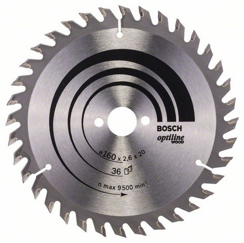 160 x 2,6/1,6 x 20 mm, 36
