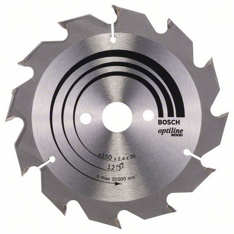 150 x 2,4/1,4 x 20 mm, 12 