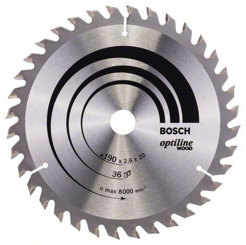 190 x 2,6/1,6 x 20 mm, 36