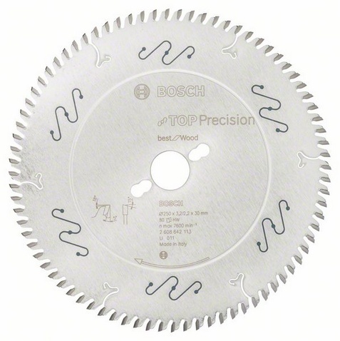 250 x 3,2/2,2 x 30 mm, 80 HW