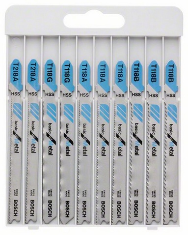 sada obsahuje: 2 ks. - T 218 A Basic for Metal / 2 ks. - T 118 G Basic for Metal  / 3 ks. - T 118 A Basic for Metal / 3 ks. - T 118 B Basic for Metal