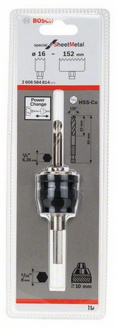 8 mm šestihranná upínací stopka