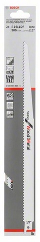 provedení zubů - rozvedené frézované, rozteč zubů 4,3 mm, oblasti použití: Dřevo s hřebíky/kovem, dřevotřískové desky (< 250 mm), sklolaminát/epoxid (< 60 mm)