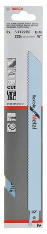 provedení zubů - rozvedené frézované, rozteč zubů 1,8 mm, oblasti použití: silné plechy (3-8 mm), masivní roury/profily (O <175 mm), flexibilní zarovnávací řez, rychlý řez