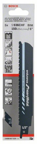 rozteč zubů 2,5+3,2 mm, oblasti použití: Silné plechy (4-12 mm), tlustostěnné uzavřené a otevřené profily a roury (<100 mm). Rychlé, přesné řezy s přesnými úhly.