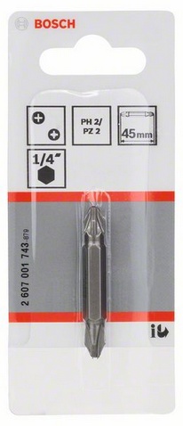 Obsah sady: PH2 - PZ2 Délka 45 mm