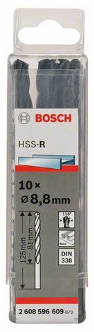 Průměr (D) 8,8 mm, Pracovní délka (L1) 81 mm, Celková délka (L2) 125 mm