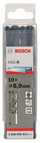 Průměr (D) 8,9 mm, Pracovní délka (L1) 81 mm, Celková délka (L2) 125 mm