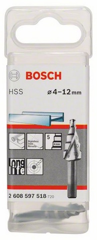 výška stupně 4 mm, celková délka 50 mm, průměr stopky 6 mm
