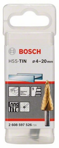 výška stupně 4 mm, celková délka 70,5 mm, průměr stopky 8 mm
