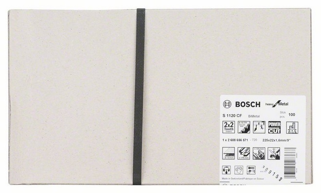 provedení zubů - patentovaná geometrie zubů 2x2, rozteč zubů 2,5+3,2 mm, oblasti použití: Silné plechy (4-12 mm), tlustostěnné, masivní roury a profily (< 175 mm). Ideální pro zařízení na řezání trubek, pro záchranné/bourací práce. Rychlý, hrubý řez. 