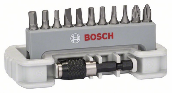 Obsah sady: PH2, PZ2, T10, T15, T20, T25, S0,6x4,5, S0,8x5,5, HEX3, HEX4, HEX5 Délka 25 mm