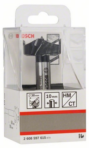Průměr (D) 38 mm, Celková délka (L2) 90 mm, Průměr stopky (d) 10 mm 
