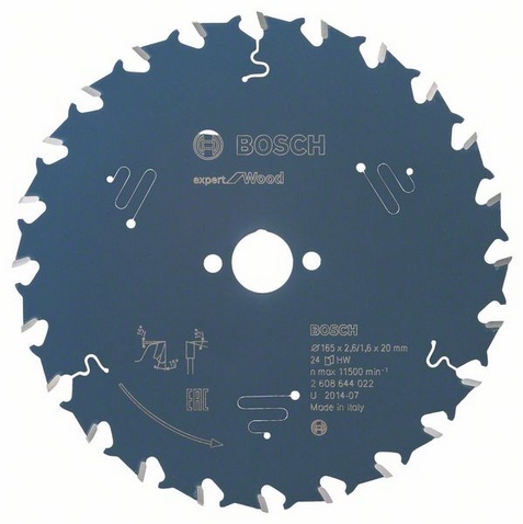 165 x 2,6/1,6 x 20 mm, 24 HW