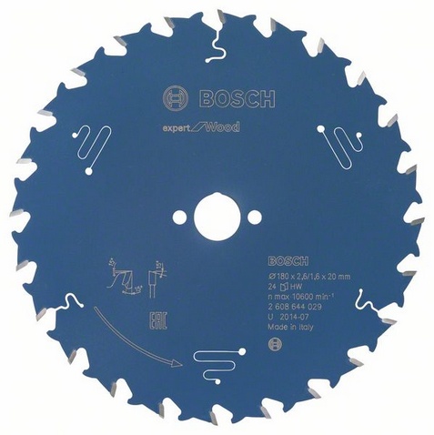 180 x 2,6/1,6 x 20 mm, 24 HW