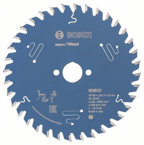 140 x 1,8/1,3 x 20 mm, 36 HW