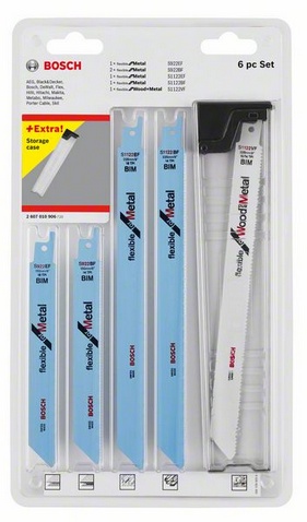sada obsahuje: S 922 EF Flexible for Metal / 2 ks. - S 922 BF Flexible for Metal / S 1122 EF Flexible for Metal / S 1122 BF Flexible for Metal / S 1122 VF Flexible for Wood and Metal