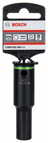 Vnější průměr (D1) 16,3 mm, Šířka ploché části 11 mm, Vnější průměr (D2) 22 mm, Délka (L) 77 mm, Pro závity M 7 
