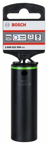 Vnější průměr (D1) 19,5 mm, Šířka ploché části 21 mm, Vnější průměr (D2) 27,8 mm, Délka (L) 77 mm