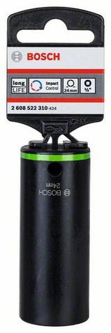 Vnější průměr (D1) 19,5 mm, Šířka ploché části 24 mm, Vnější průměr (D2) 31,75 mm, Délka (L) 77 mm, Pro závity M 16