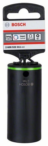 Vnější průměr (D1) 19,5 mm, Šířka ploché části 27 mm, Vnější průměr (D2) 35,75 mm, Délka (L) 77 mm, Pro závity M 18