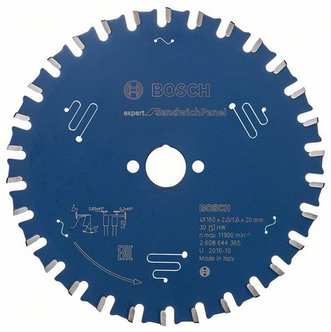 160 x 2,0/1,6 x 20 mm, 30 HW